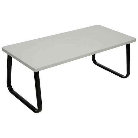 Global Industrial Rectangle Coffee Table, Gray Top, 43 x 20 238412GY